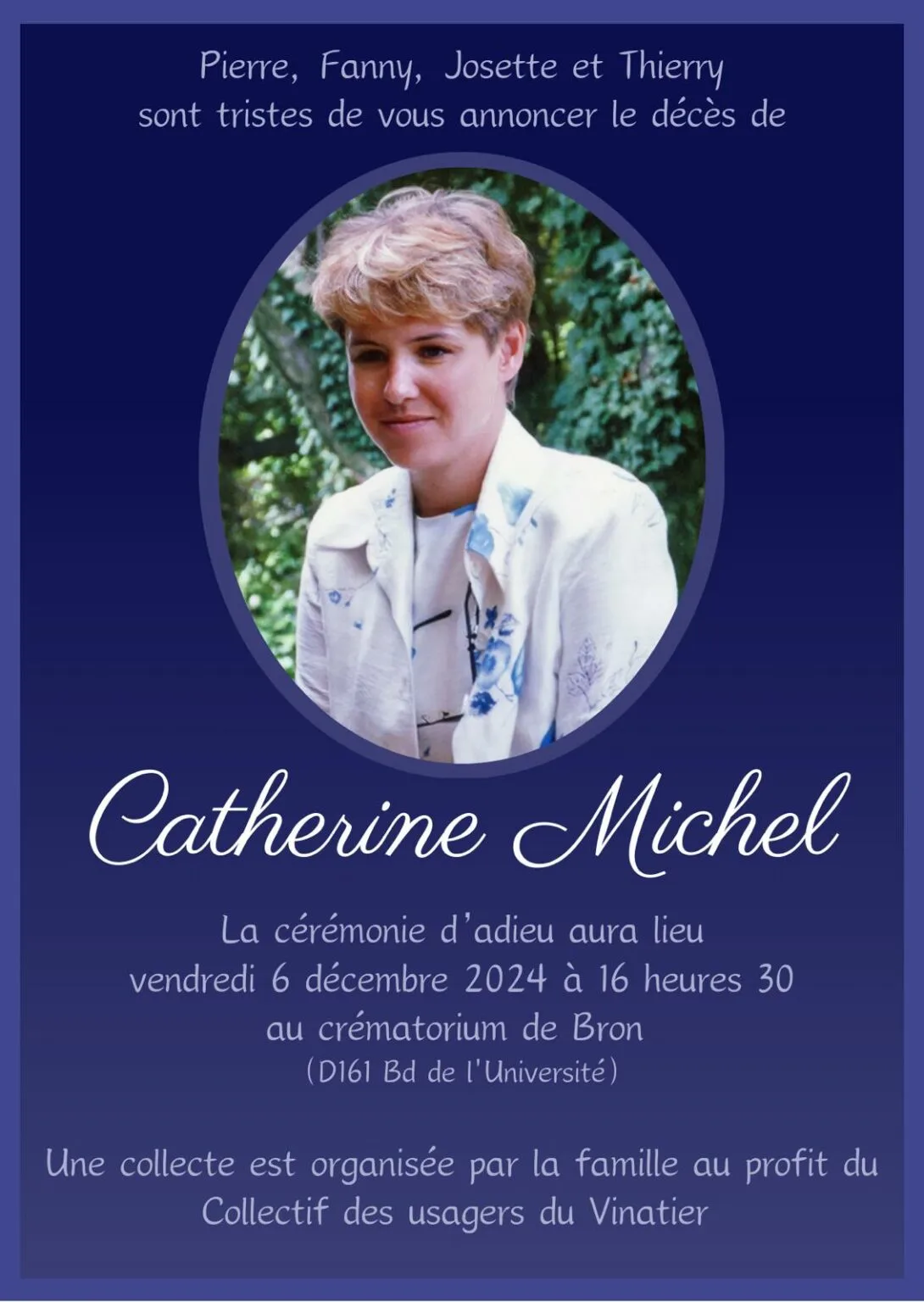 Cérémonie Catherine MICHEL